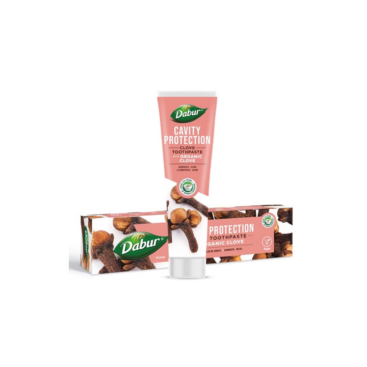 Pasta do zębów z goździkiem CLOVE ORGANIC 100g Dabur
