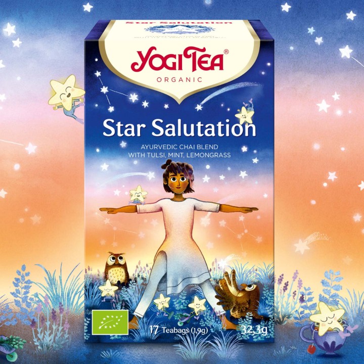 Organiczna herbata Star Salutation, 17 torebek YOGI TEA