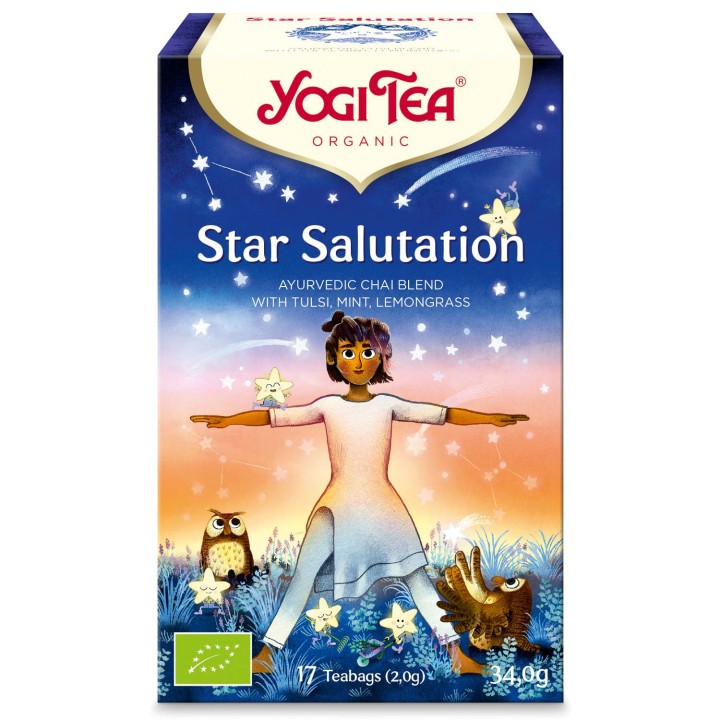 Organiczna herbata Star Salutation, 17 torebek YOGI TEA