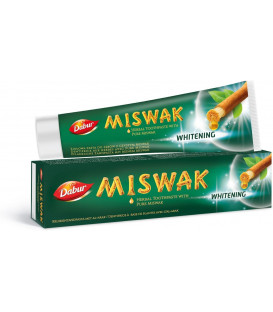 Ziołowa Pasta do Zębów Wybielająca z czystym Meswak 100ml Dabur