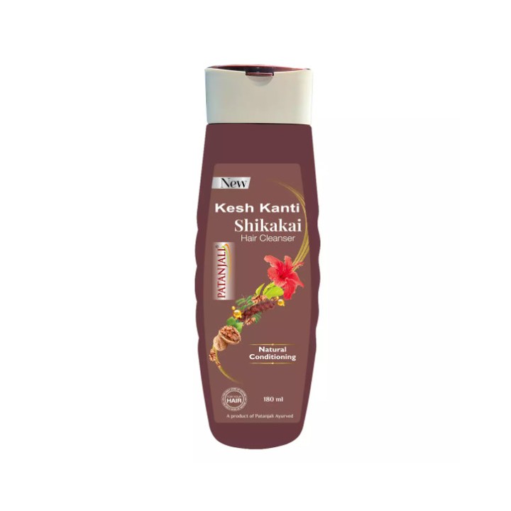 Ajurwedyjski szampon Shikakai 180ml PATANJALI Do włosów wypadających i słabych
