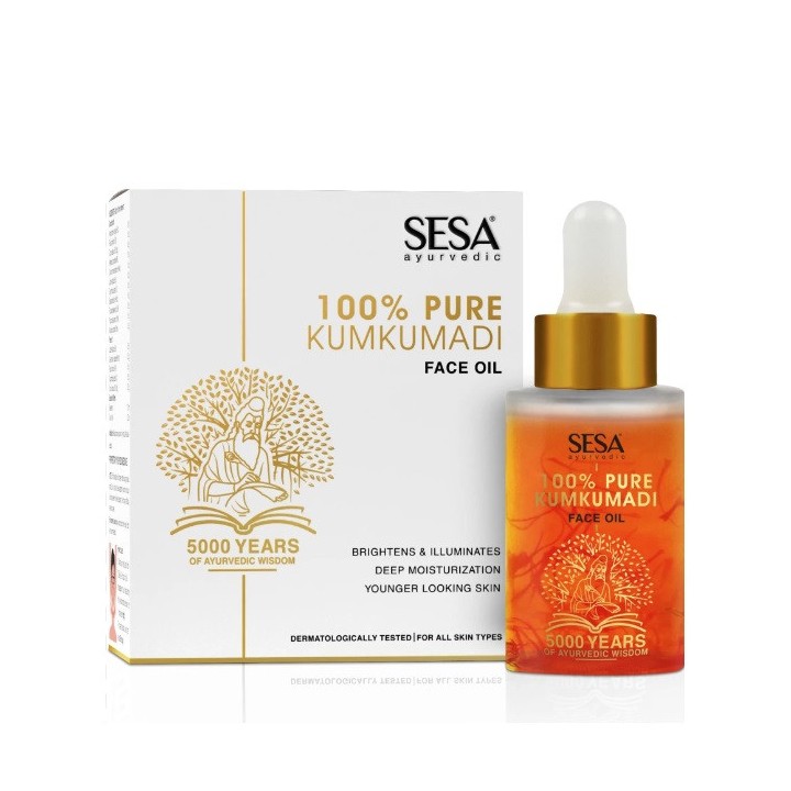 Olejek do twarzy ajurwedyjski KUMKUMADI FACE OIL 15ml SESA