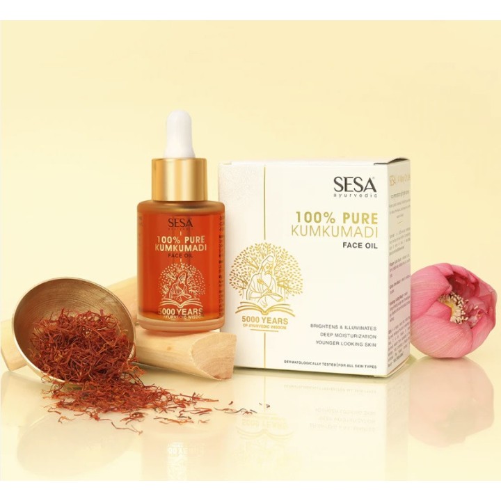 Olejek do twarzy ajurwedyjski KUMKUMADI FACE OIL 15ml SESA