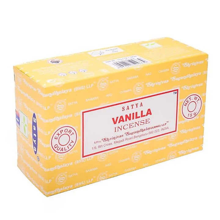 Kadzidła Waniliowe Vanilla 15g Satya