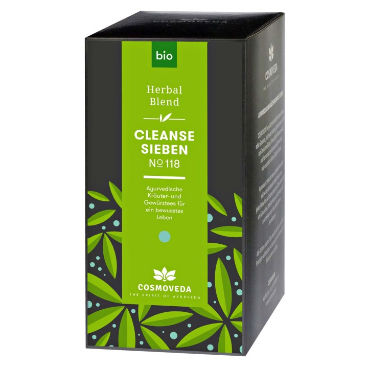 Herbata Cleanse 7 nr 118 organiczna, 25 torebek Cosmoveda