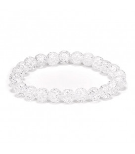 Bracelet iris rock crystal -- 0.8 cm