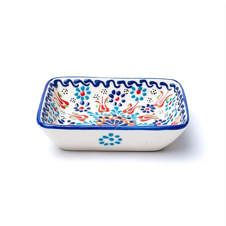 Mydelniczka ręcznie robiona - Trzy kolorowa rozmiar - 13x9x3.5cm waga 195g