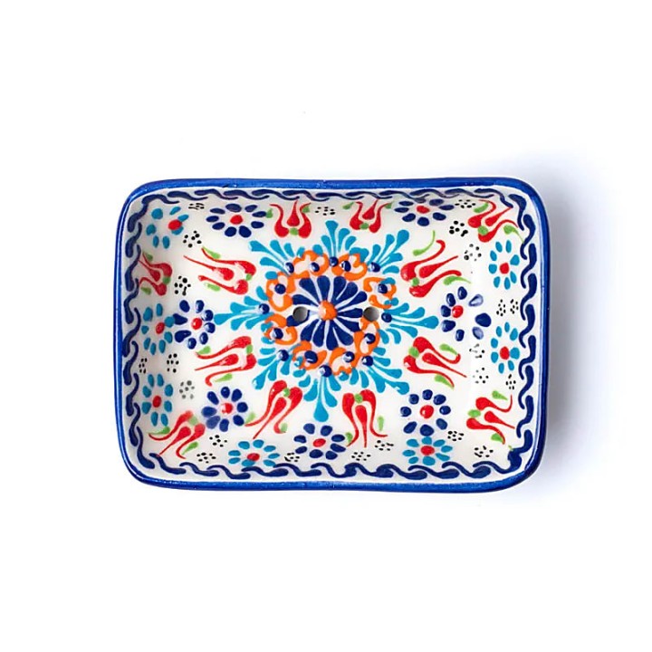 Mydelniczka ręcznie robiona - Trzy kolorowa rozmiar - 13x9x3.5cm waga 195g