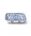 Soap holder handmade blue 13x9x3.5cm 195g
