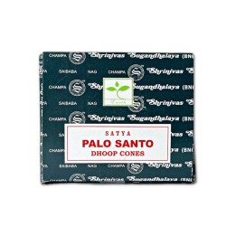 Kadzidła w stożkach Palo Santo (Święte Drzewo Peru) stożki 12 szt.  24g.Satya