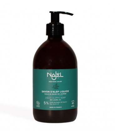 Mydło oliwkowo laurowe w płynie 5% oleju laurowego BIO 500ml Najel