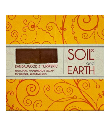 SOIL AND  EARTH SOAP- SANDALWOOD 15GM  15g