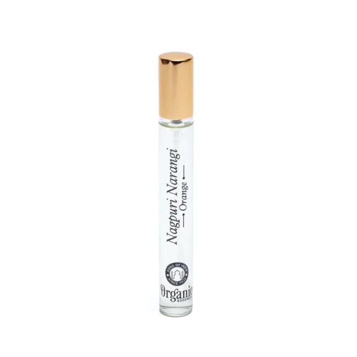 Spray zapachowy w szklanej butelce Nagpuri Narangi Orange 12 ml Organic Goodness