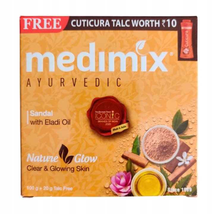 Ajurwedyjskie Mydło Sandałowe (dla skóry z niedoskonałościami) 125g Medimix