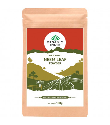Neem w proszku ziołowym Neem Powder 100g Organic India
