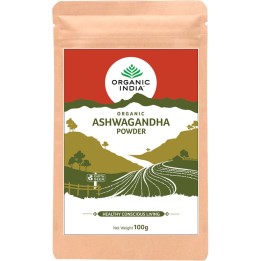 Proszek ziołowy Ashwagandha Powder 100g Organic india