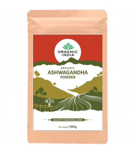 Proszek ziołowy Ashwagandha Powder 100g Organic india