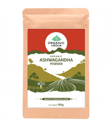 Proszek ziołowy Ashwagandha Powder 100g Organic india