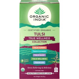 Herbata Tulsi True Collection Wellness 25 torebek Organic India