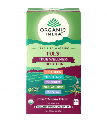 Herbata Tulsi True Collection Wellness 25 torebek Organic India