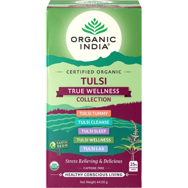 Herbata Tulsi True Collection Wellness 25 torebek Organic India