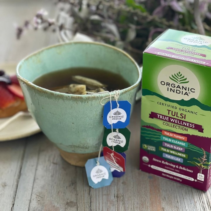Herbata Tulsi True Collection Wellness 25 torebek Organic India