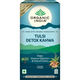 Herbata Tulsi Detox Kahwa 25 torebek Organic India