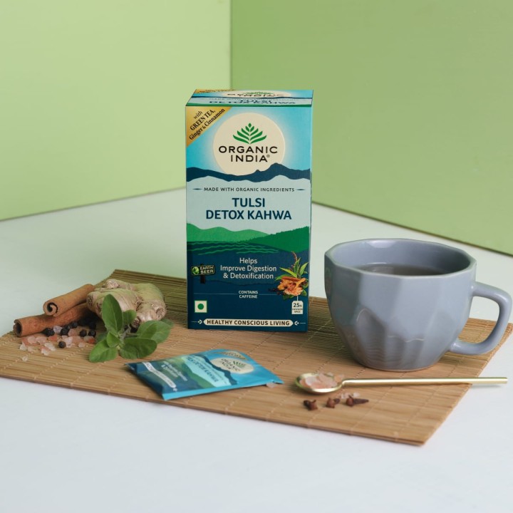 Herbata Tulsi Detox Kahwa 25 torebek Organic India