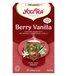 BERRY VANILLA Owocowo-waniliowa BIO YOGI TEA 17x2,0 g