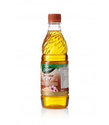 Olej sezamowy do masażu 500ml Dabur