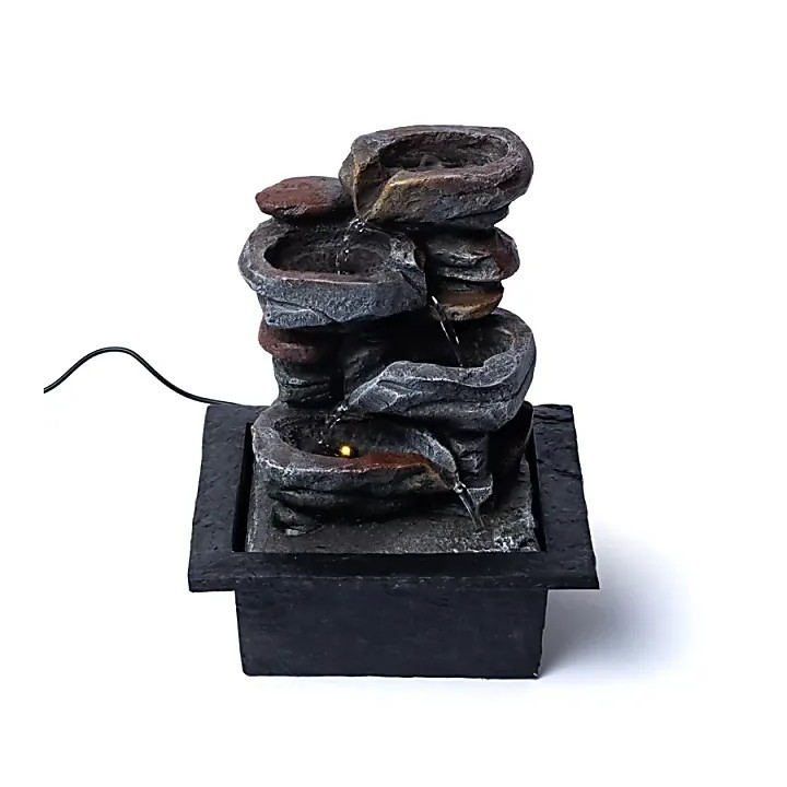 Skalna fontanna wodna L 21,5x18,8x29cm