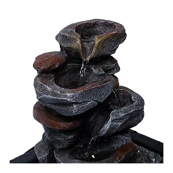 Skalna fontanna wodna L 21,5x18,8x29cm