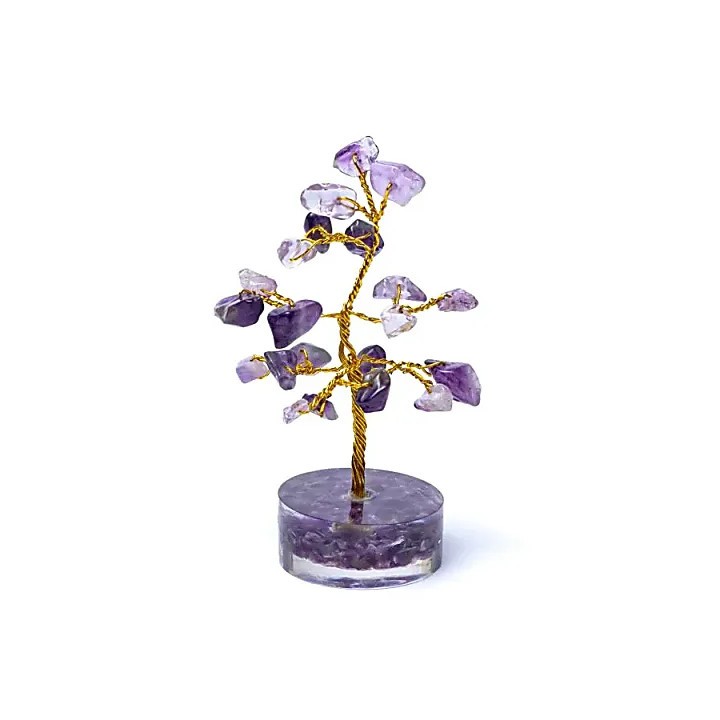 Drzewko Kamieni szlachetnych ametyst ±8 cm