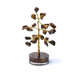 Drzewko Kamieni szlachetnych tygrysie oko ±8 cm