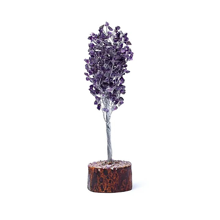 Drzewko Kamieni szlachetnych ametyst ±23 cm