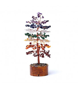 Drzewko Kamieni szlachetnych 7 czakr ±23 cm
