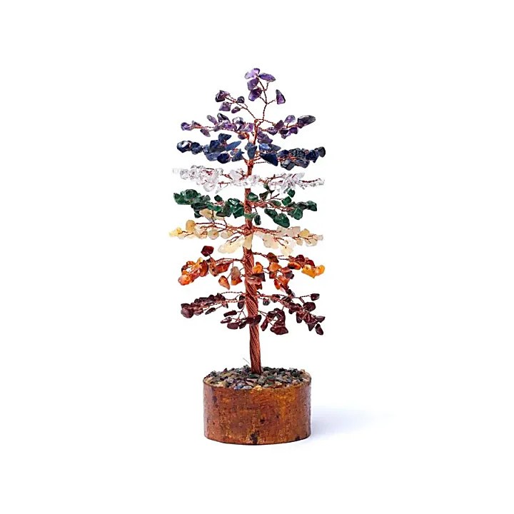 Drzewko Kamieni szlachetnych 7 czakr ±23 cm