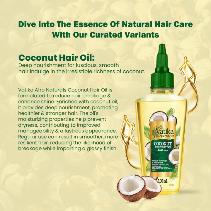 Olejek do włosów Kokos Coconut 100 ml VATIKA DABUR