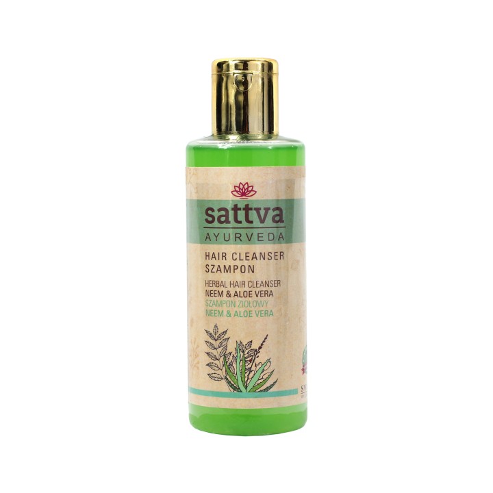 Szampon do włosów neem i aloes 210ml Sattva