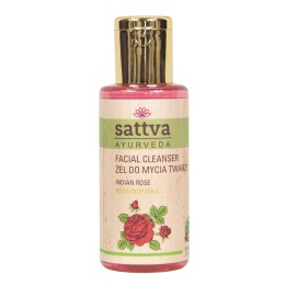 Żel do mycia twarzy Róża Indyjska 100ml Sattva