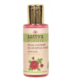 Żel do mycia twarzy Róża Indyjska 100ml Sattva