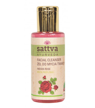 Żel do mycia twarzy Róża Indyjska 100ml Sattva