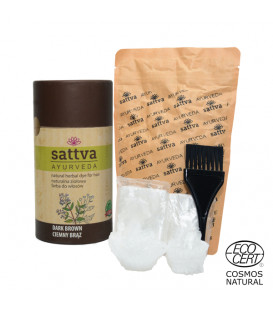 SATTVA HENNA CIEMNY BRĄZ 150 g.