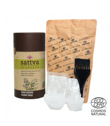SATTVA HENNA CIEMNY BRĄZ 150 g.