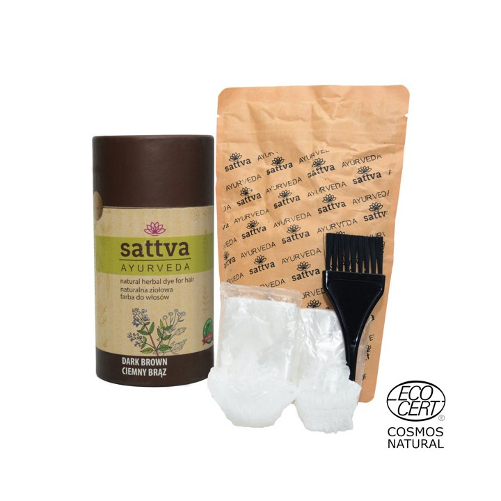 SATTVA HENNA CIEMNY BRĄZ 150 g.