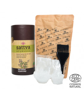 SATTVA HENNA DEEP BROWN 150G