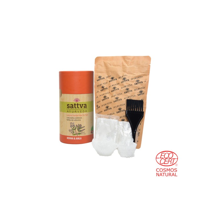 SATTVA HENNA Z AMLĄ 150g