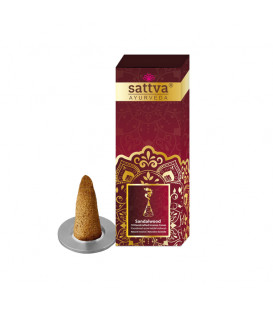 SATTVA INCENSE CONES SANDALWOOD 20G