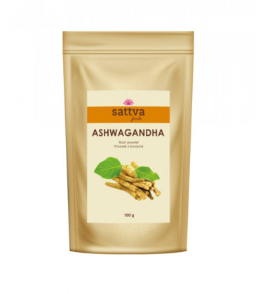 SATTVA FOODS  ASHWAGANDHA POWDER 100G