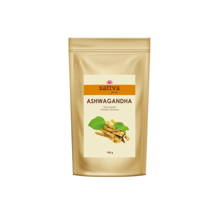 SATTVA FOODS  ASHWAGANDHA POWDER 100G